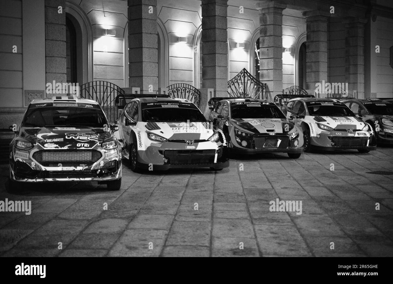 Olbia , Italie - 02-06-2023: WCR Rally Italie SARDAIGNE MÊME VOITURE DE COURSE Banque D'Images