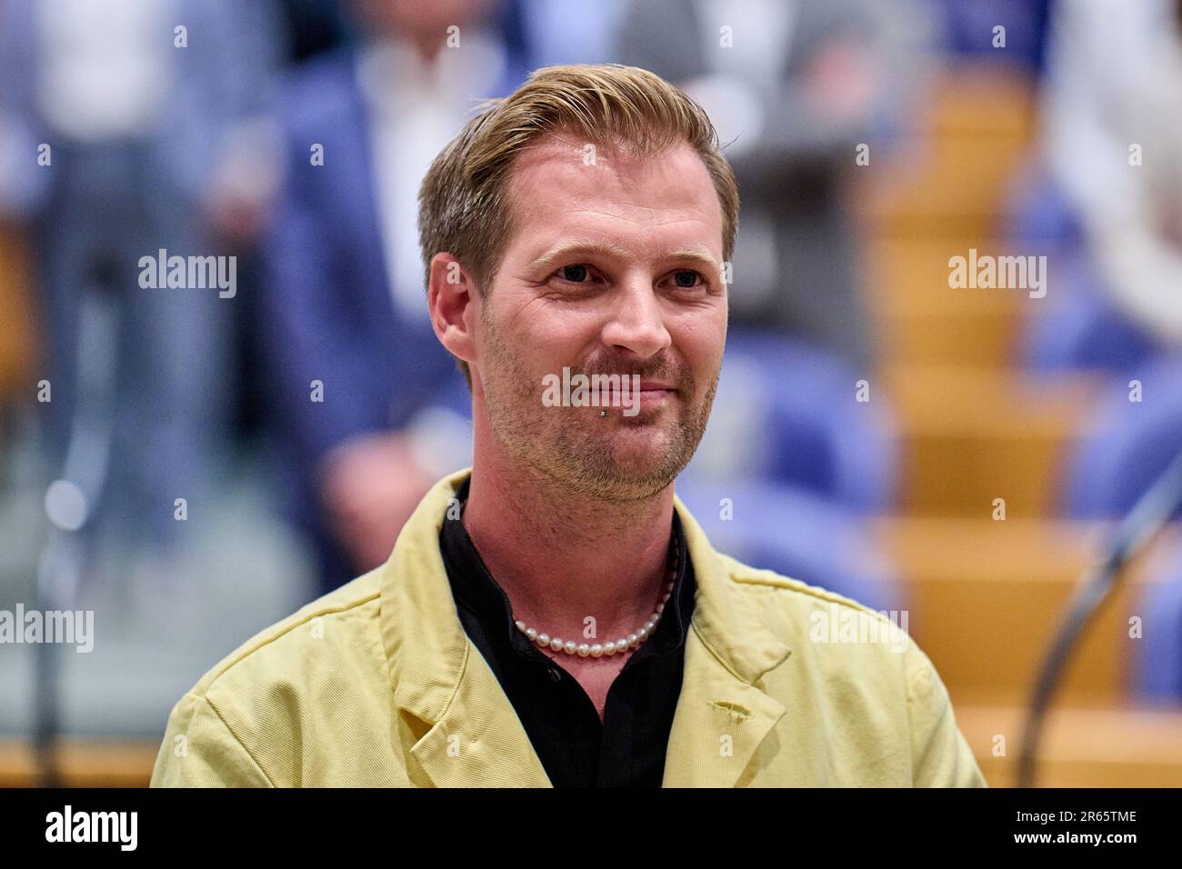 LA HAYE - D66 membre du Parlement Sjoerd Warmerdam lors de son inauguration.ANP PHIL NIJHUIS pays-bas sortie - belgique sortie Banque D'Images