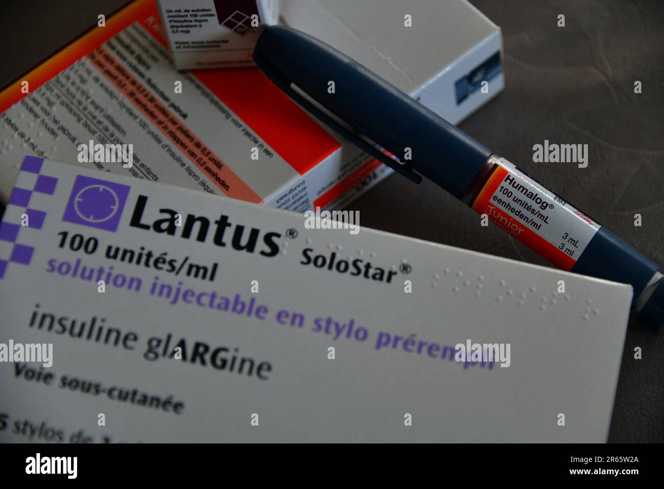 Insuline de lantus Banque de photographies et d’images à haute résolution Alamy