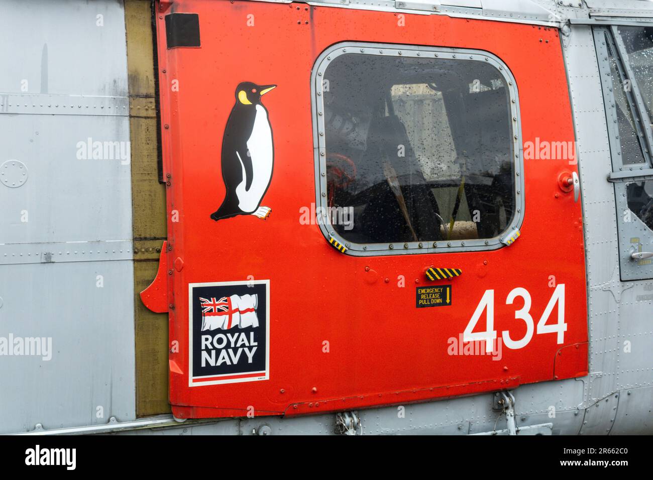 Westland Lynx HAS.3 (ICE) XZ246. Musée de l'air du Yorkshire du Sud. Banque D'Images