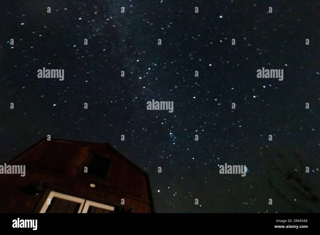 Vue sur la galaxie de la voie lactée depuis Carbondale, Colorado Banque D'Images