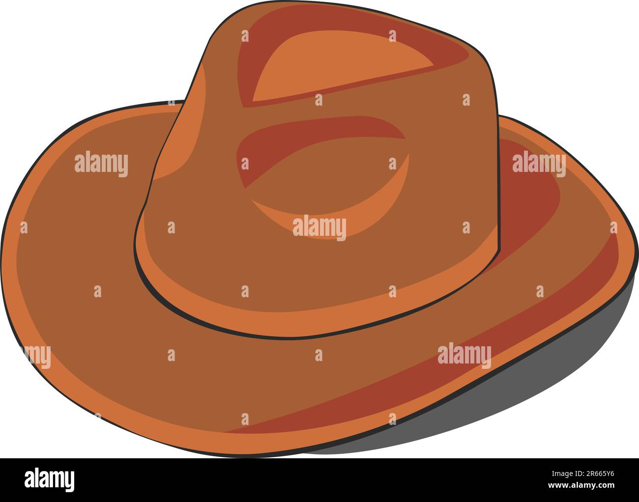 illustration vectorielle entièrement modifiable old hat Illustration de Vecteur