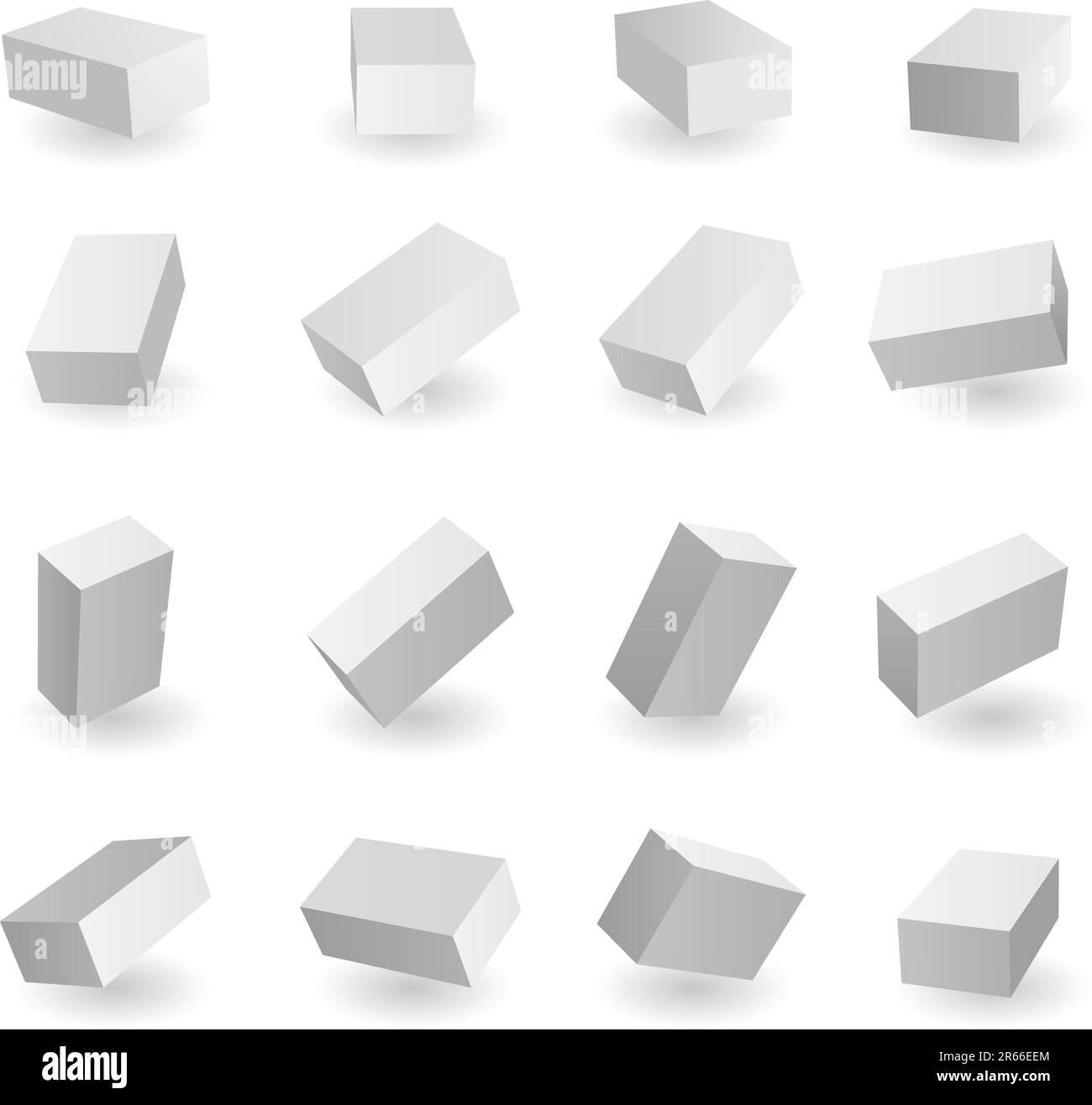 Illustration vectorielle de différentes zones de style de position. Illustration de Vecteur