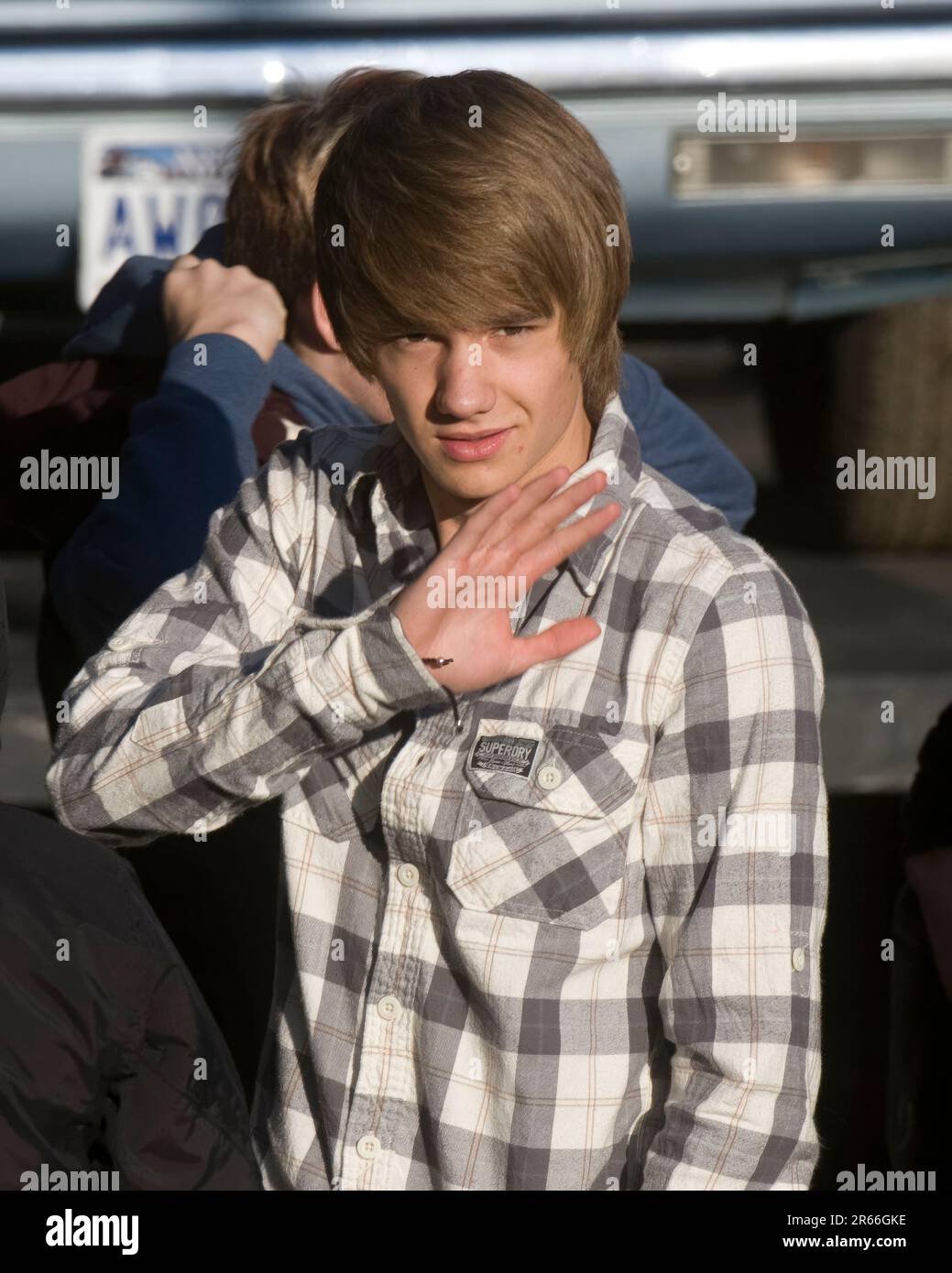 X factor studios Today 10.12.10.Wagner suggère de voter pour Rebecca..... photo de Gavin Rodgers/ Pixel 8000,07917221968 Banque D'Images