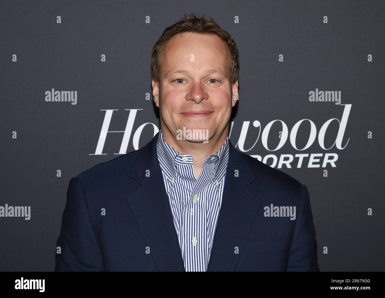 FICHIER - le producteur de télévision Chris Licht assiste à la réception annuelle de la journaliste hollywoodienne les plus puissantes personnes dans les médias cocktail sur 11 avril 2019, à New York. (Photo par Evan Agostini/Invision/AP, File) Banque D'Images