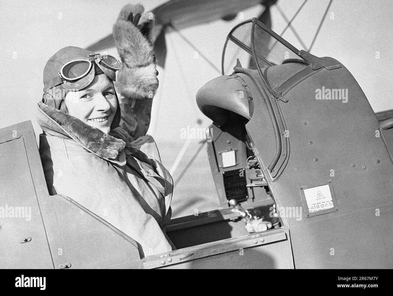 Femme pilote seconde guerre mondiale Banque de photographies et d