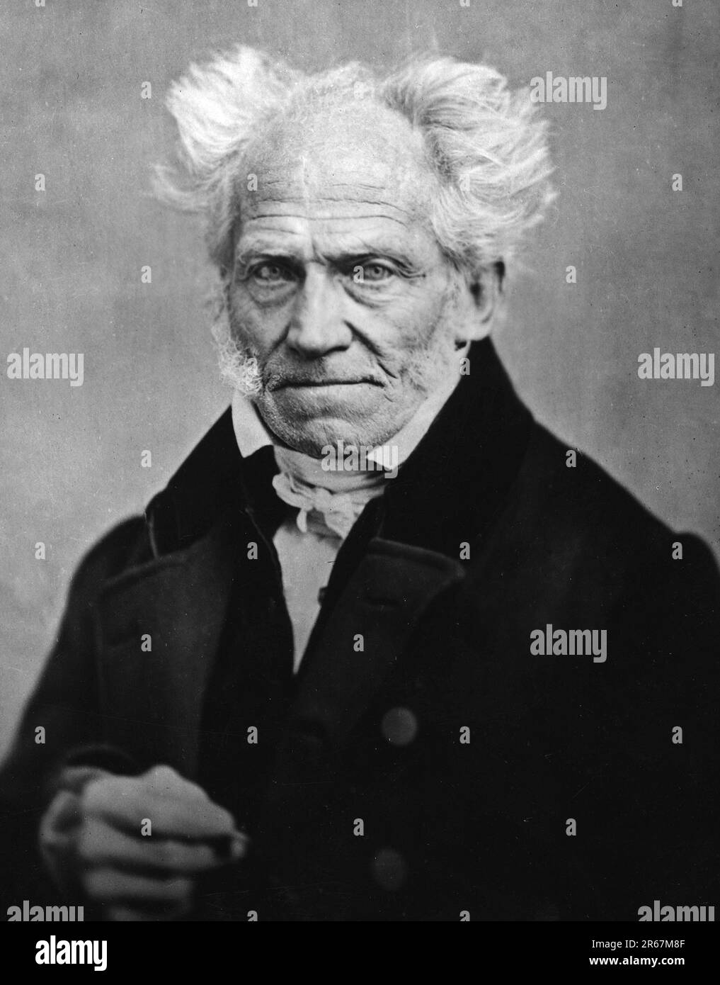 Schopenhauer, Arthur Schopenhauer (1788 – 1860) philosophe allemand. Banque D'Images