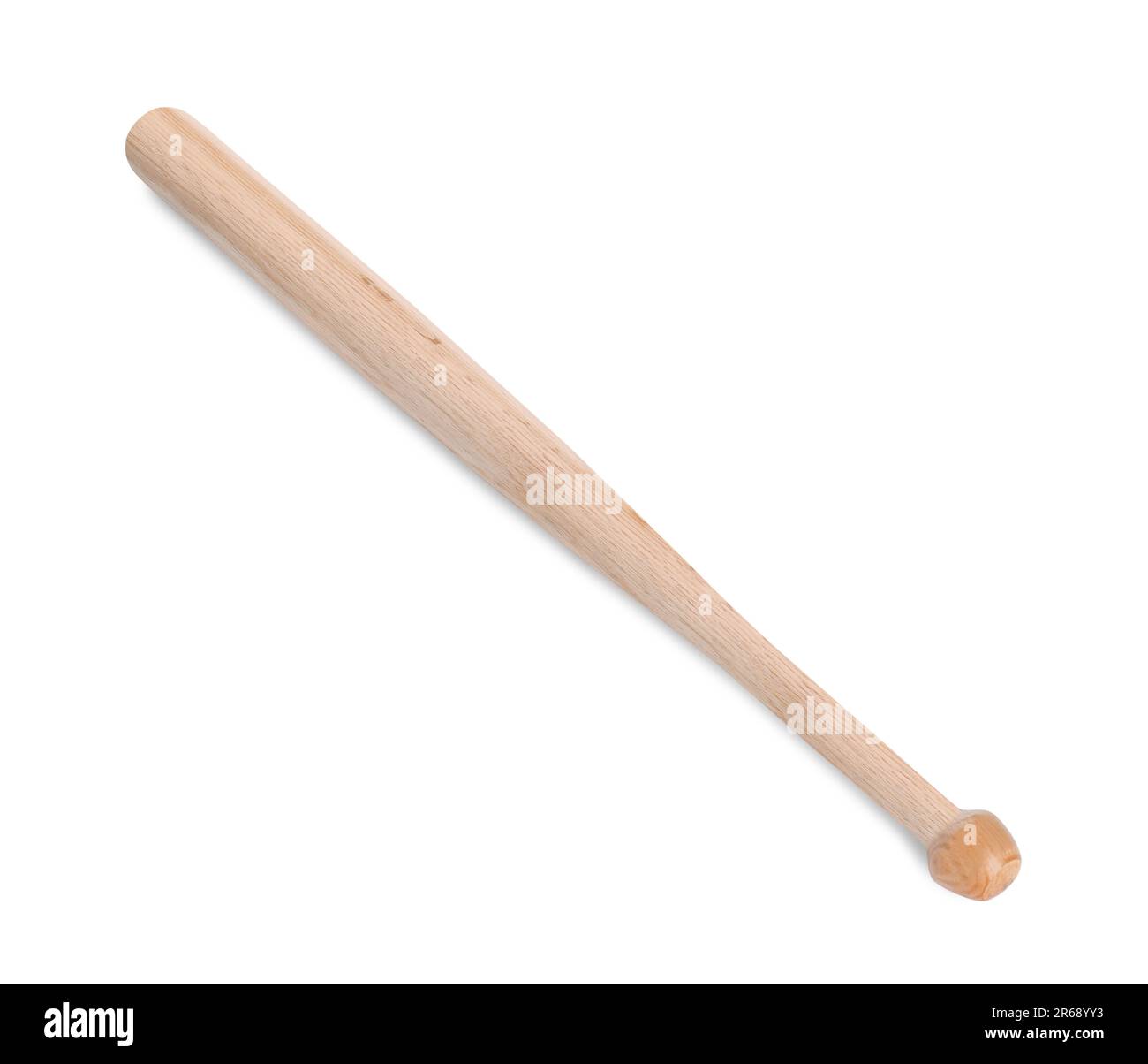 Batte de baseball en bois massif - respectueuse de l'environnement - 76 cm - Coloris bois