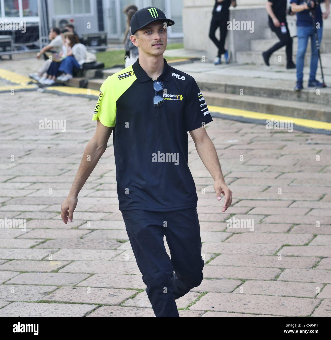 Rho, Milan, Italie. 08th juin 2023. Luca Marinii invité de la grande fête MotoGP à l'Arco della Pace à Milan crédit: Agence de photo indépendante/Alamy Live News Banque D'Images