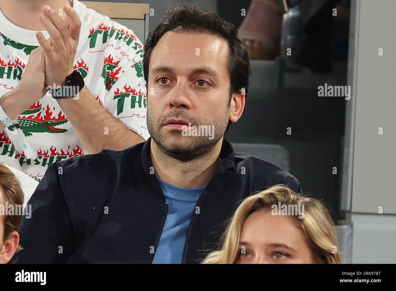 paris-france-07th-juin-2023-dan-menasche-dans-les-stands-lors-de-l
