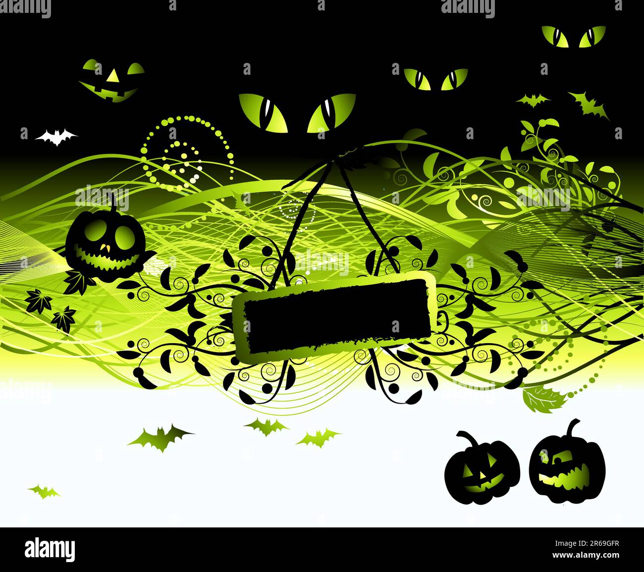 Soir de l'Halloween background Illustration de Vecteur