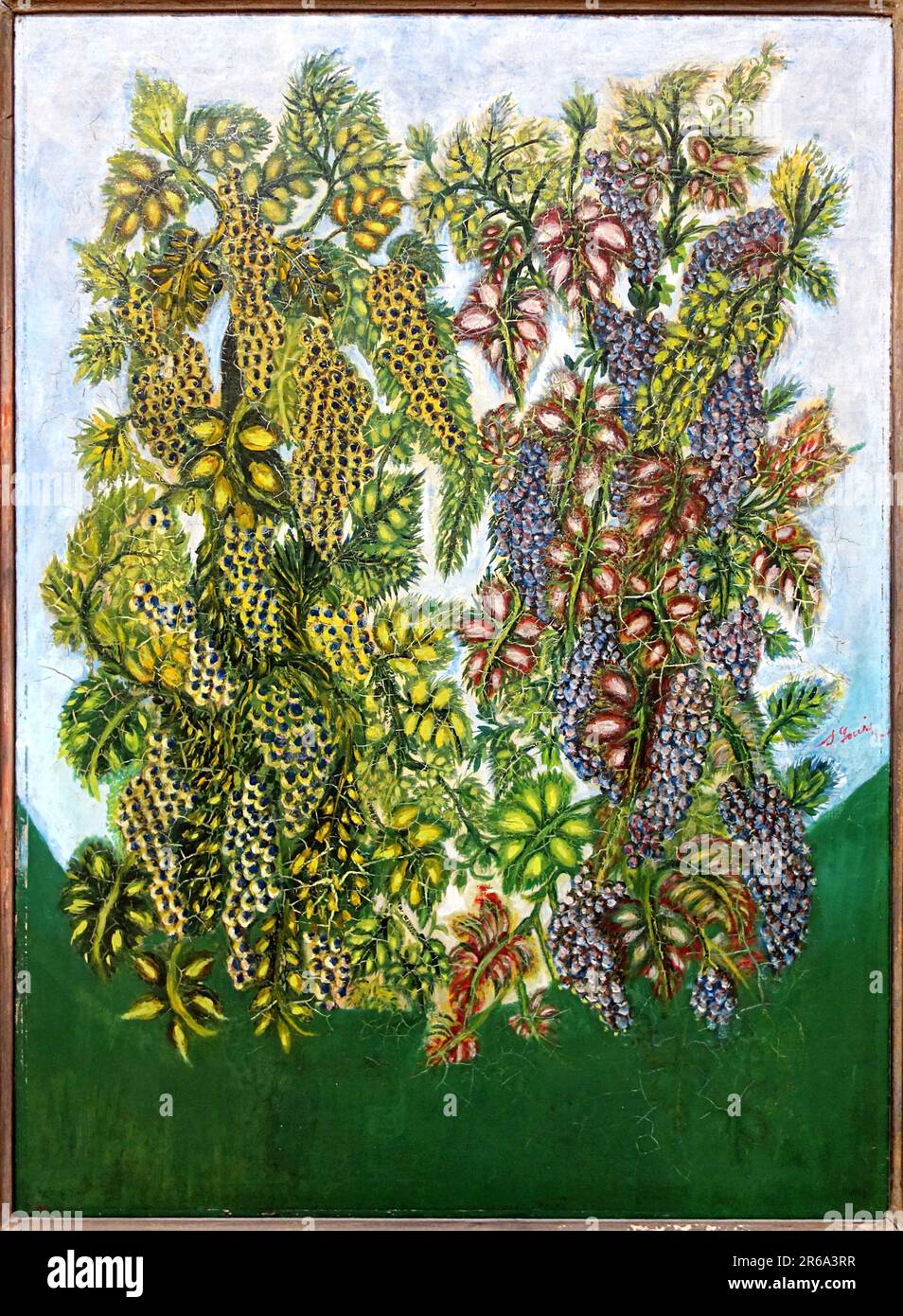 Séraphine de Senlis - Séraphine Louis - Vines - 1927 Banque D'Images