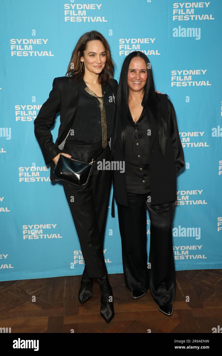 Sydney, Australie. 8th juin 2023. 70th première du Festival du film de Sydney, Carmen au Ritz Randwick. En photo, de gauche à droite : les acteurs du film Nicole da Silva et Marina Tamayo. Credit: Richard Milnes/Alamy Live News Banque D'Images