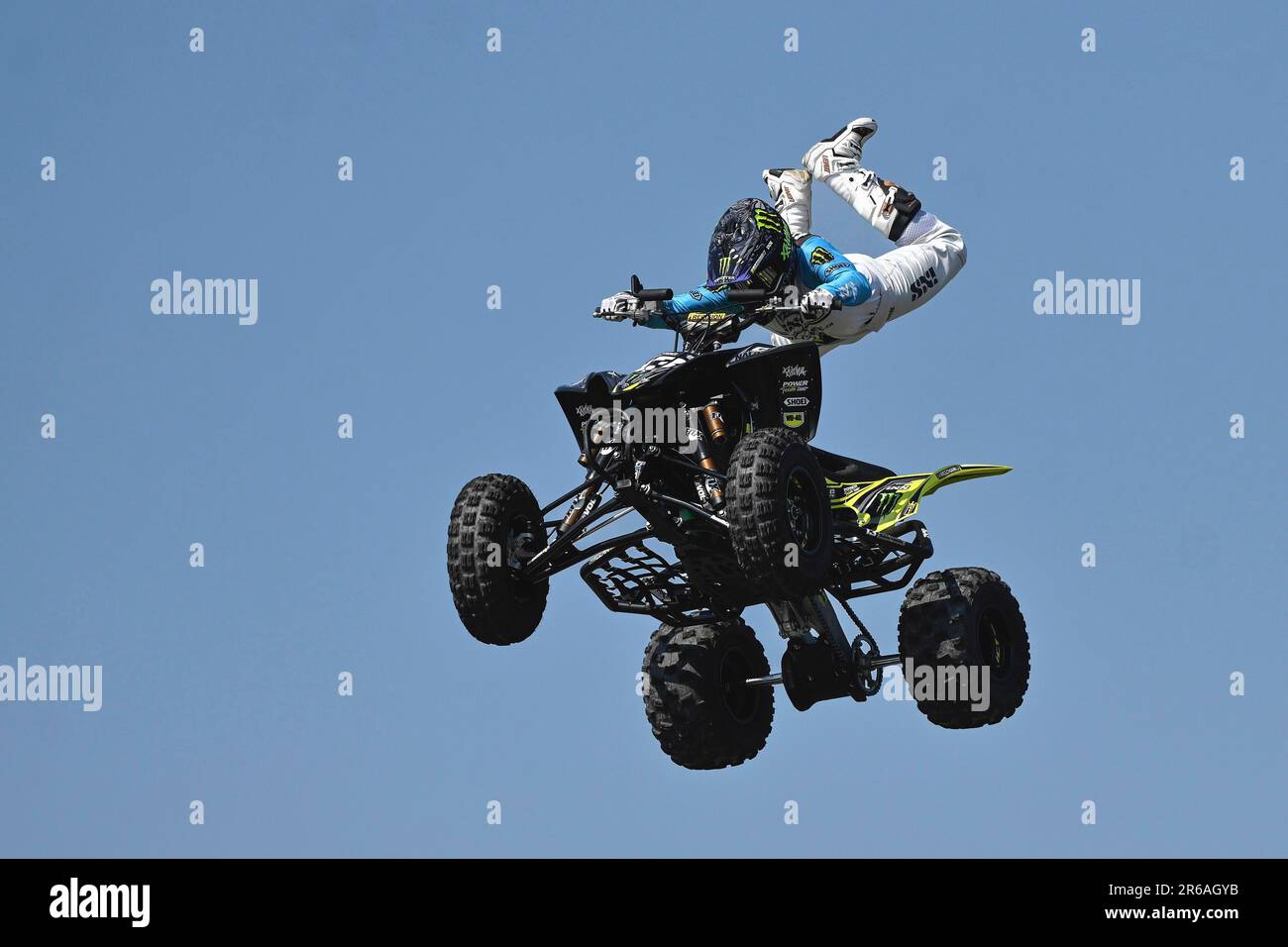 Ales Rozman, SLO, Quad FMX Freestyle Motocross Photo Stock - Alamy