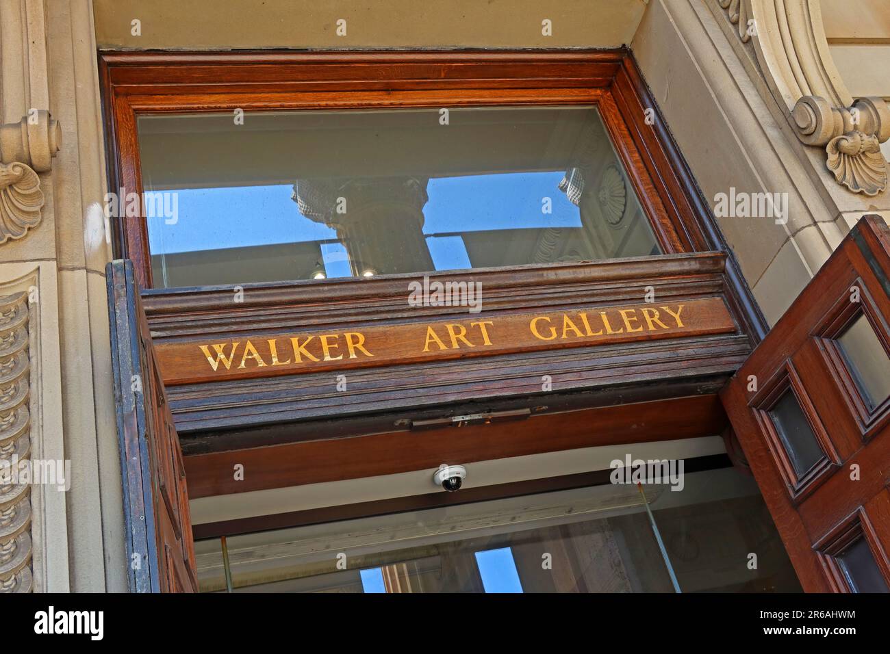 À l'extérieur de la Walker Art Gallery, William Brown St, Liverpool, L3 8EL Banque D'Images