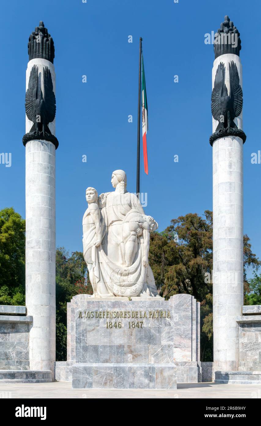 Monument aux neuf héros, Monumento a Los Ninos Heroes, Bosque de Chapultepec Park, Mexico, Mexique Banque D'Images