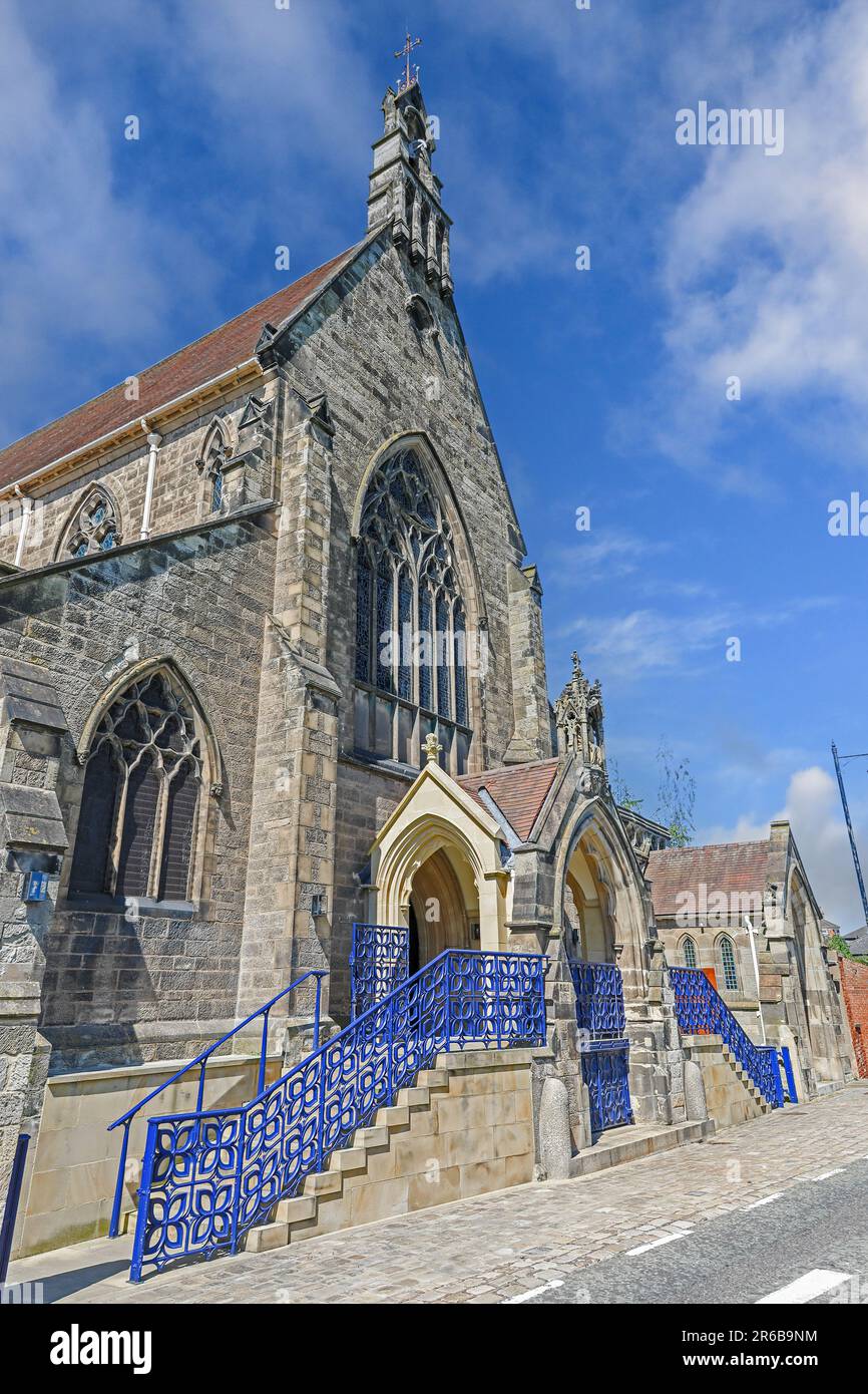 L'église de la cathédrale notre-Dame aide aux chrétiens et Saint Pierre d'Alcantara, ou la cathédrale de Shrewsbury, Shrewsbury, Shropshire, Angleterre, ROYAUME-UNI Banque D'Images