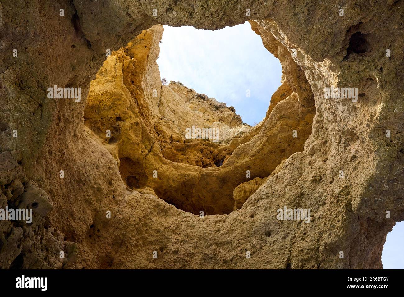 Région côtière sud de l'Algarve Portugal Banque D'Images