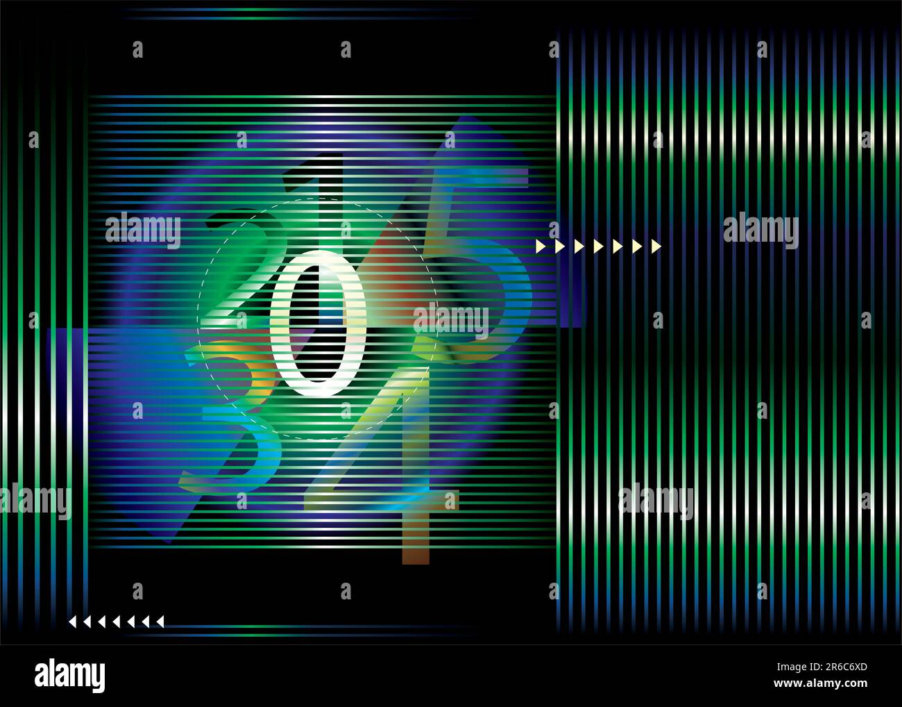 fichier d'illustration vectoriel du concept de compte à rebours des nombres Illustration de Vecteur