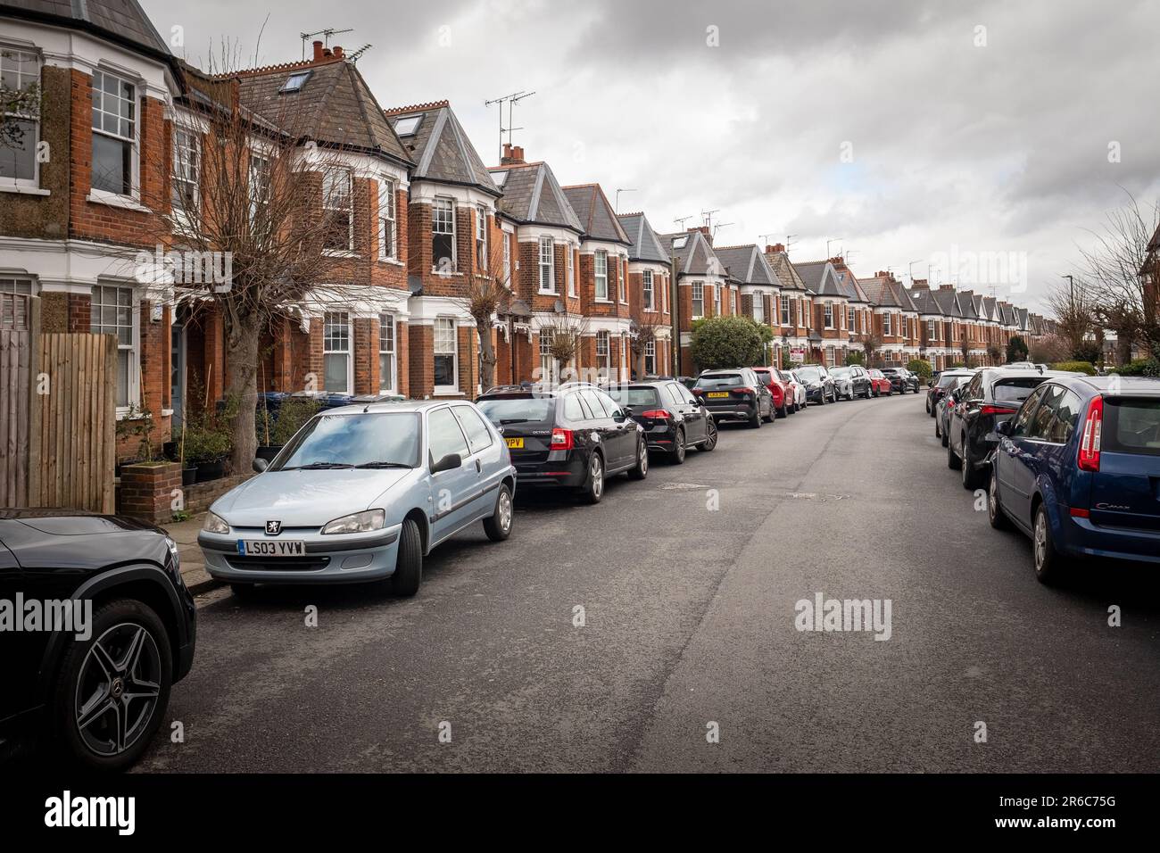 LONDRES- 21 MARS 2023: Propriété résidentielle en N2 Barnett près de East Finchley Banque D'Images