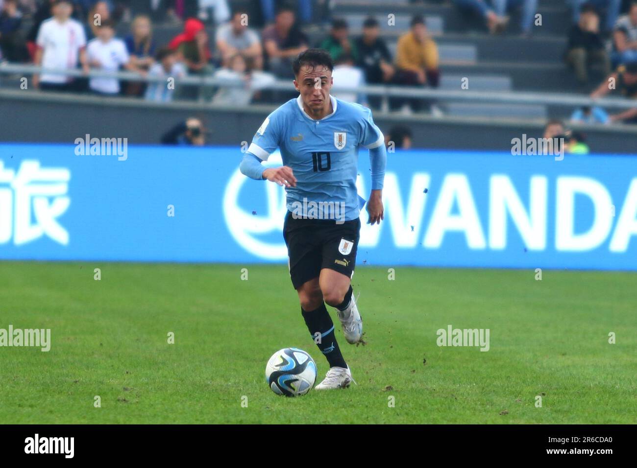 La Plata, Argentine. 8th juin 2023. Franco Gonzalez de l'Uruguay pendant le match semi-fin de la coupe du monde FIFA U20 au stade Diego Maradona ( Credit: Néstor J. Beremblum/Alamy Live News Banque D'Images