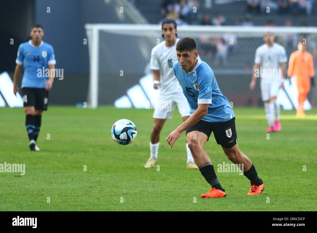 La Plata, Argentine. 8th juin 2023. Ignacio Sosa de l'Uruguay lors du match demi-fin de la coupe du monde FIFA U20 au stade Diego Maradona ( Credit: Néstor J. Beremblum/Alay Live News Banque D'Images