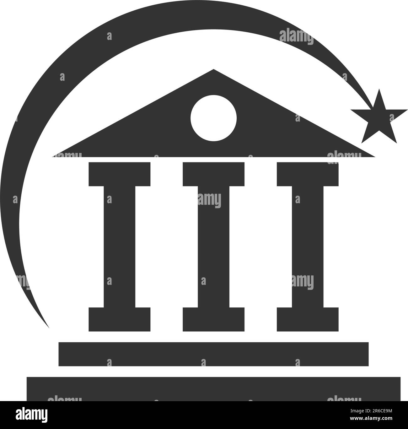 modèle de logo de loi. Icône Illustration identité de la marque. Illustration isolée et plate. Graphique vectoriel Illustration de Vecteur