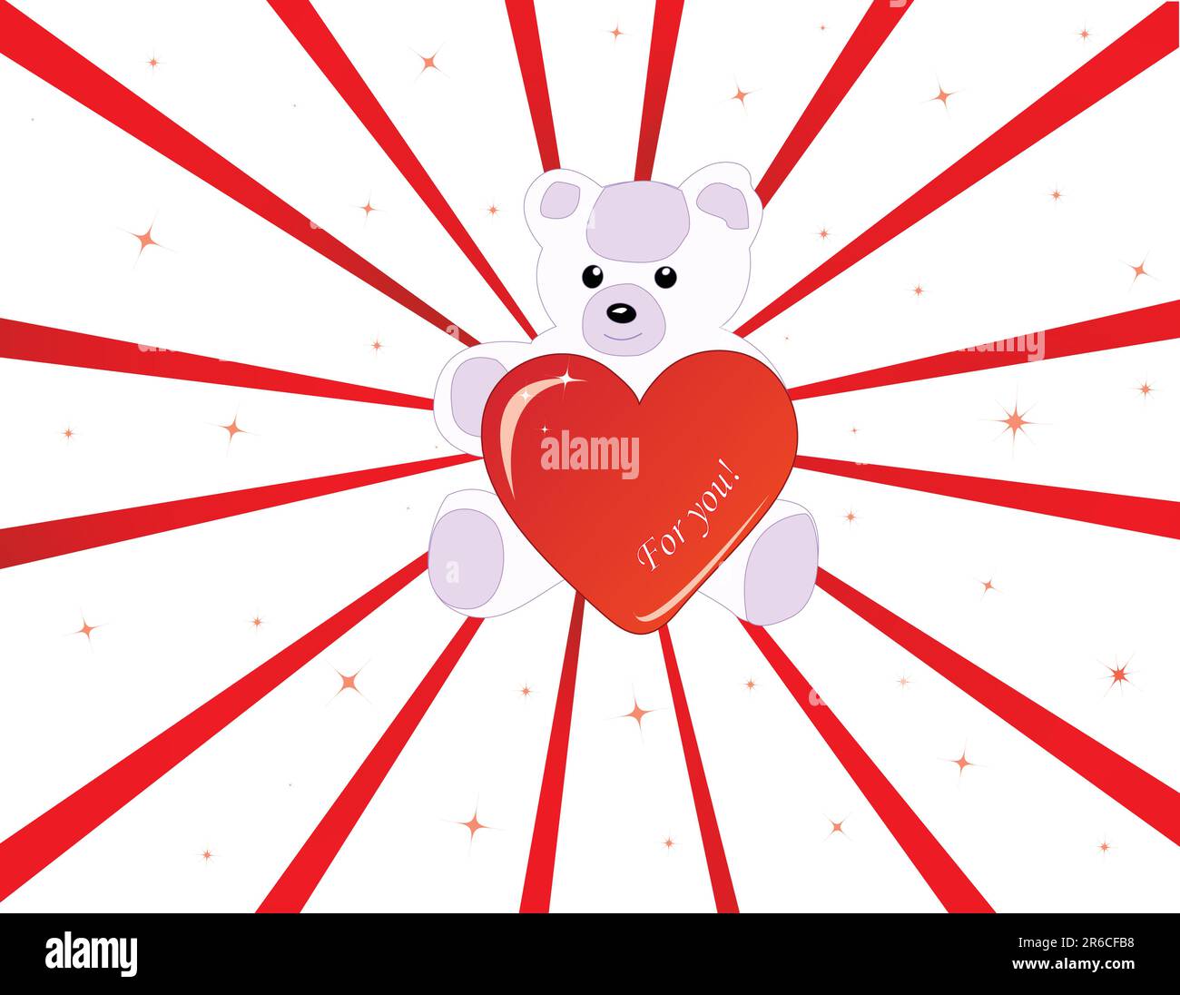 Ours en peluche avec coeur, illustration vectorielle Illustration de Vecteur