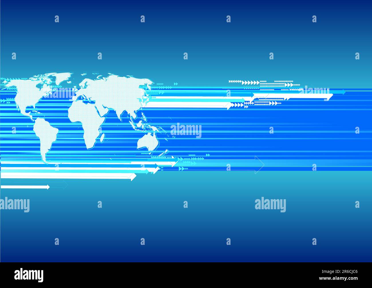 Vector illustration de l'expérience en affaires avec carte du monde Illustration de Vecteur