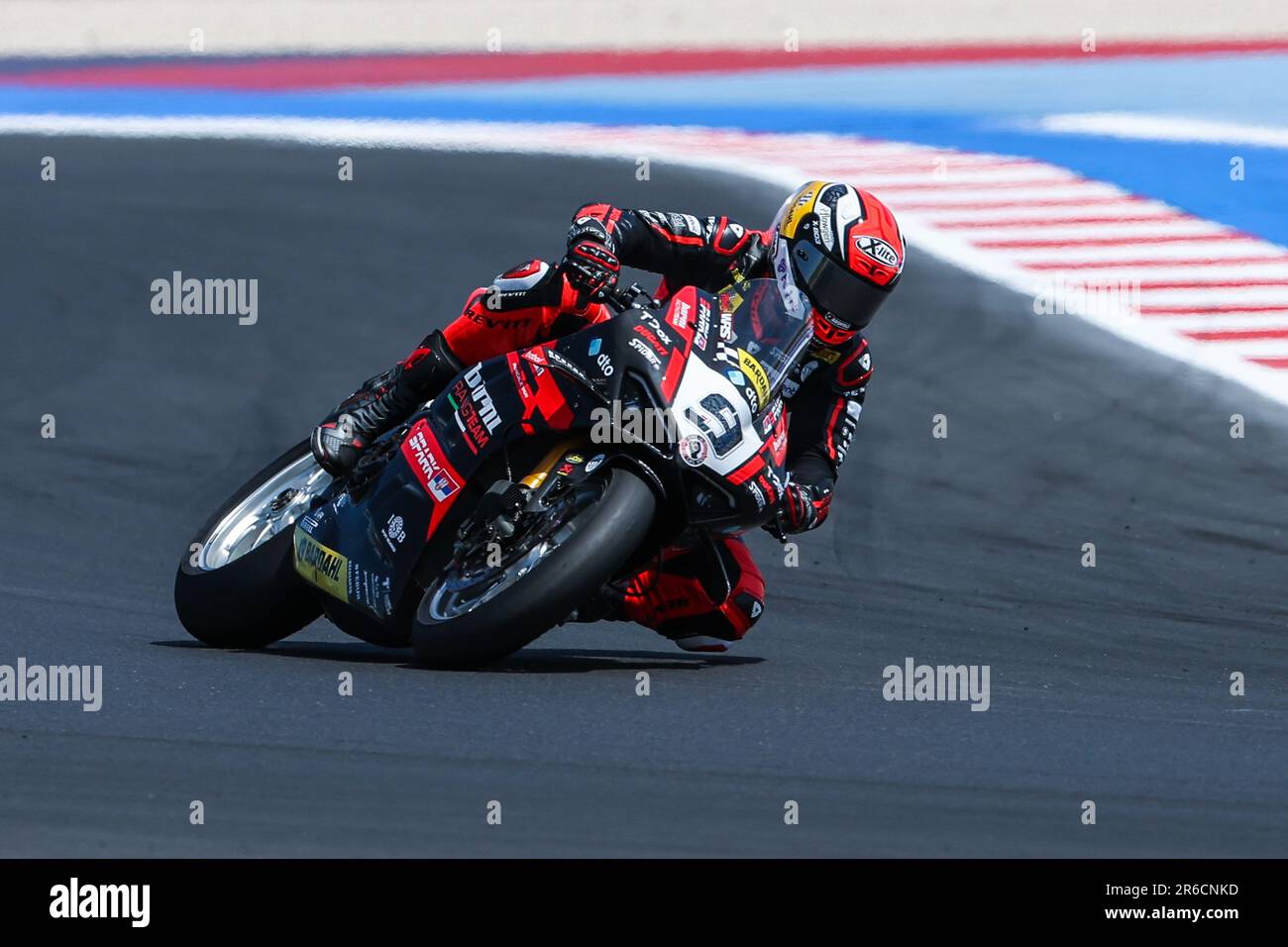 Misano Adriatico, Italie. 03rd juin 2023. Danilo Petrucci de Barni Spark Racing Team avec Ducati Panigale V4R en action pendant le FIM SBK Superbike World Champirelli Emilia-Romagna Round au Misano World circuit. (Photo de Fabrizio Carabelli/SOPA Images/Sipa USA) crédit: SIPA USA/Alay Live News Banque D'Images