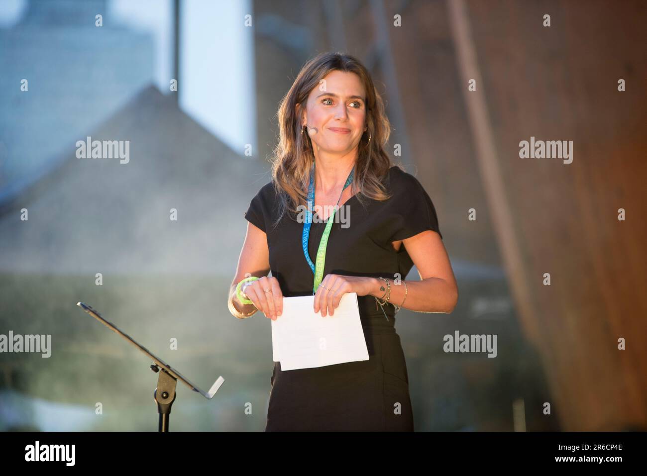 7 juin 2023, Milan, Milan, Italie : festival vert et bleu, promu par le journal laRepubblica pour réfléchir à l'univers de l'environnement et de la durabilité... le mercredi 7 juin, les événements suivants se sont produits sur la scène de la Biblioteca degli Alberi : Levante, Blindur, Lepre, Anna Favella, Clara, Olly, Leo pari, il Milanese Imbruttito, les saints français, Michele Bravi et Tommaso Paradiso. (Credit image: © Pamela Rovaris/Pacific Press via ZUMA Press Wire) USAGE ÉDITORIAL SEULEMENT! Non destiné À un usage commercial ! Banque D'Images