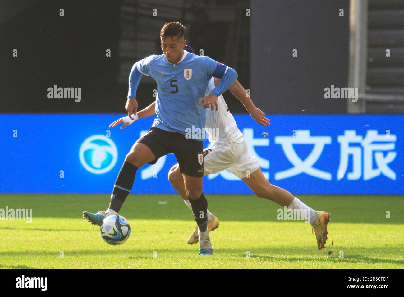 La Plata, Argentine. 08th juin 2023. Fabricio Diaz Ciudad de la Plata Stadium d'Uruguay, pendant le match entre l'Uruguay et Israël, pour la demi-finale de la FIFA SUB-20 World Cup Argentina 2023, au Stade Ciudad de la Plata ce jeudi 08. 30761 (Pool Pelaez Burga/SPP) crédit: SPP Sport Press photo. /Alamy Live News Banque D'Images