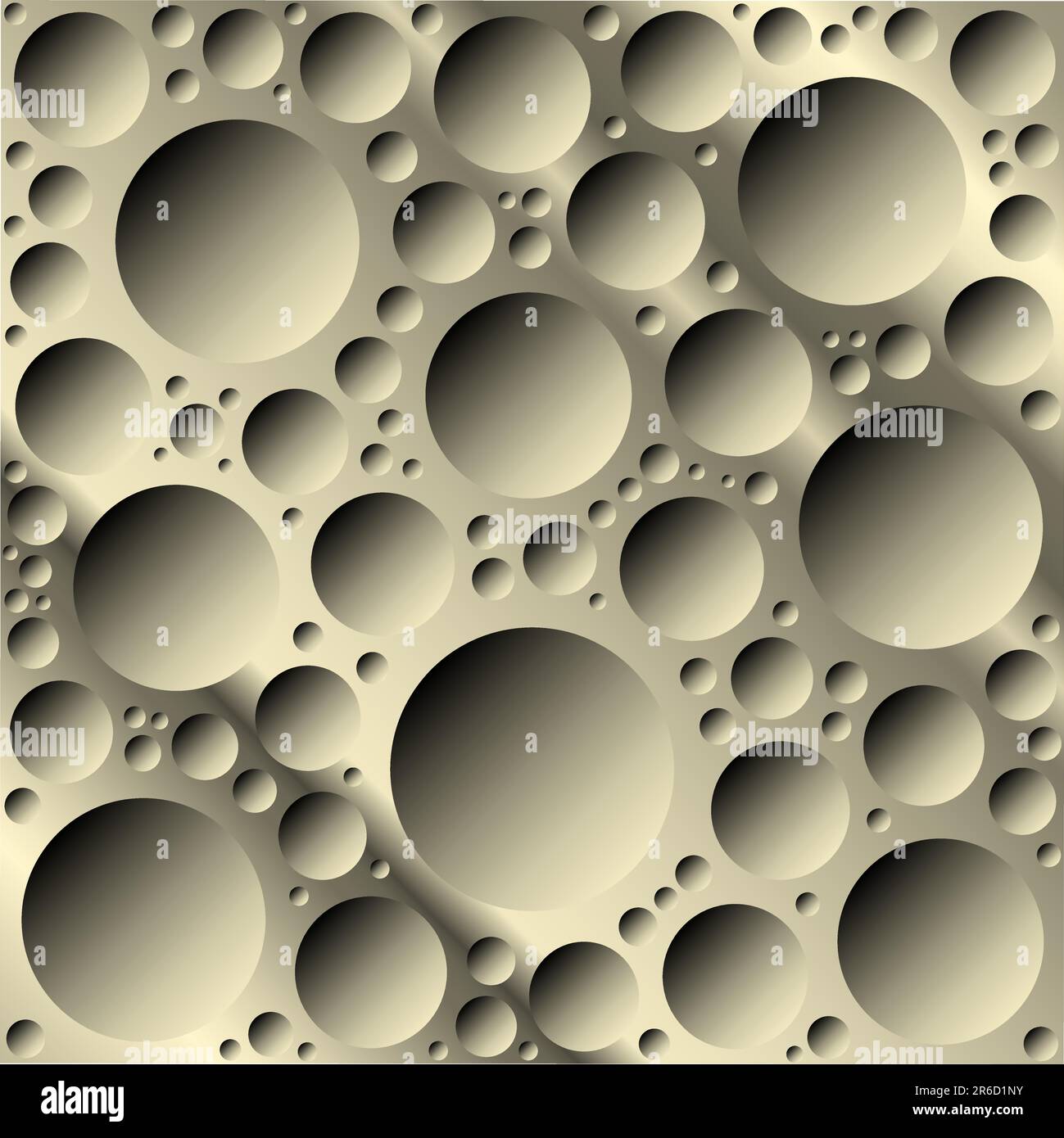 Un arrière-plan abstrait avec des bulles Illustration de Vecteur