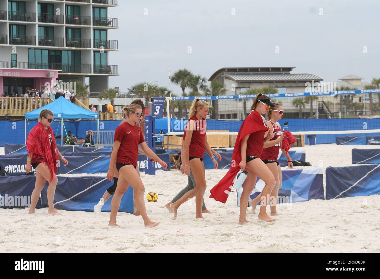 NCAA Women's Beach Volleyball Championships 2023 tenu à Gulf Shores, Alabama, États-Unis. Banque D'Images