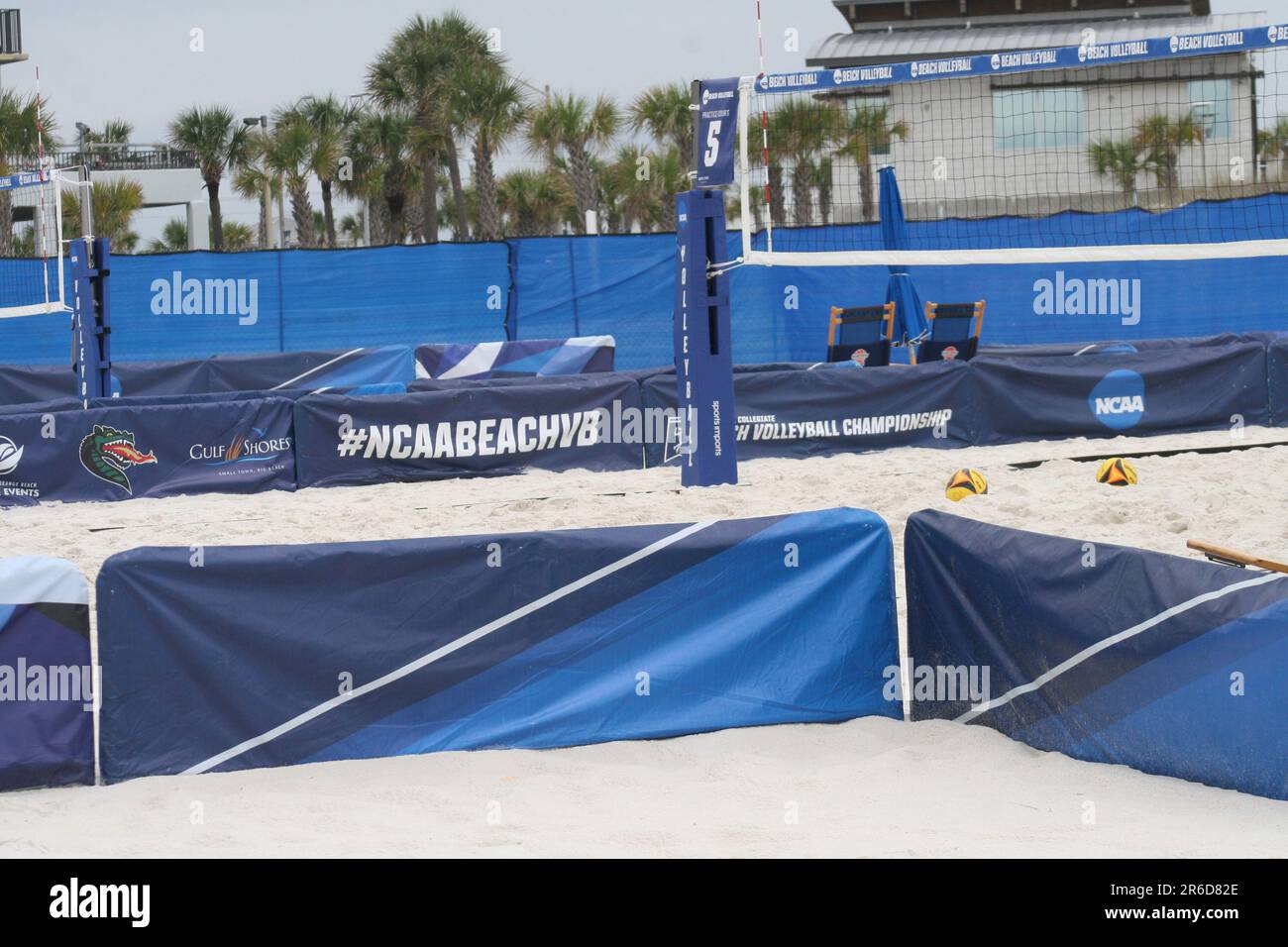 NCAA Women's Beach Volleyball Championships 2023 tenu à Gulf Shores, Alabama, États-Unis. Banque D'Images