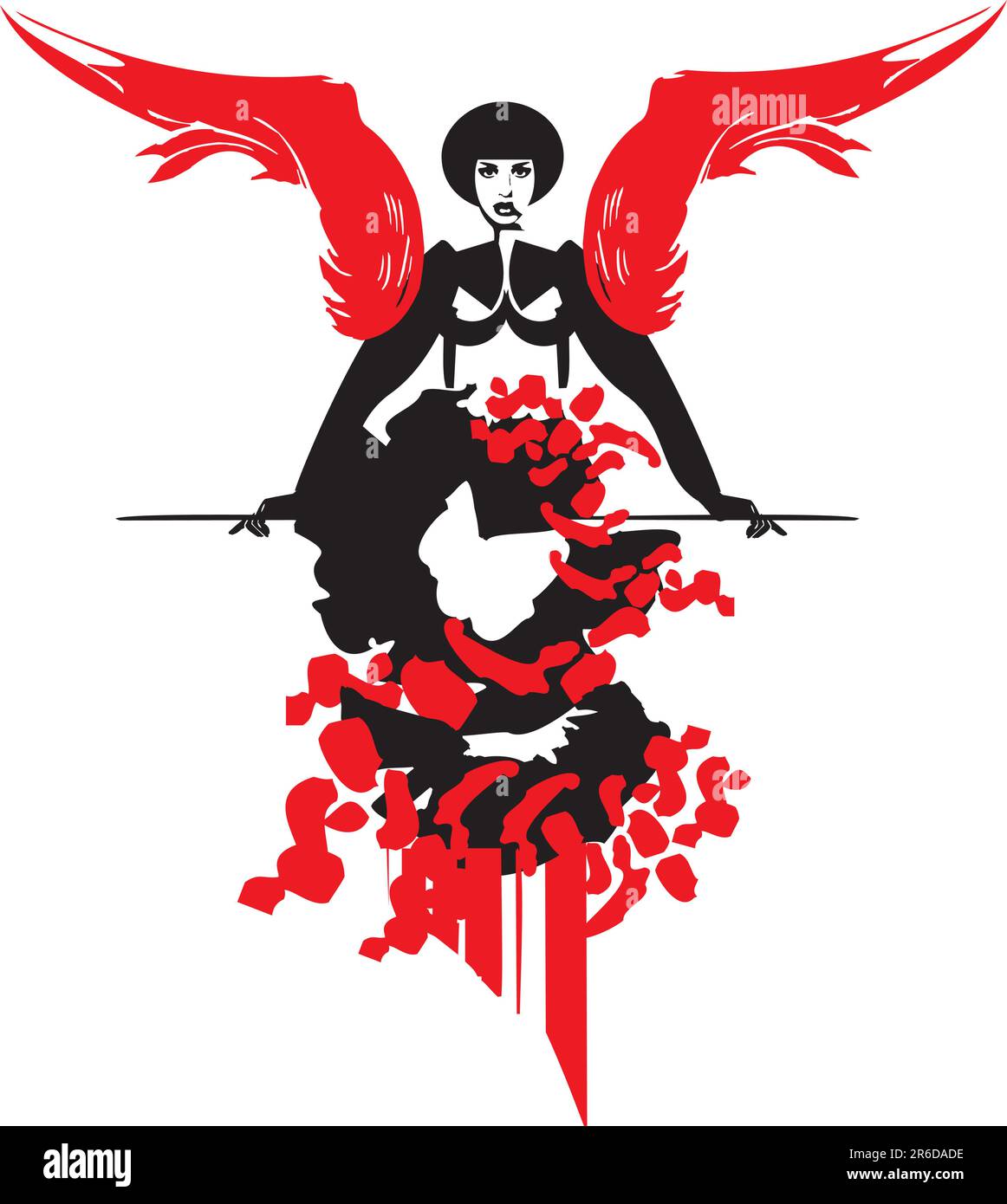 Ange de la justice Banque d