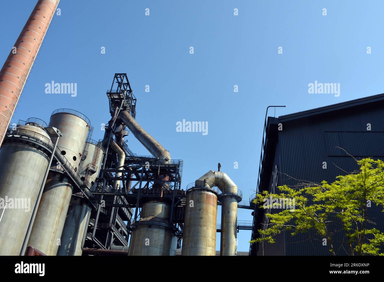 Haut fourneau, Esch sur Alzette Belval, Luxembourg Banque D'Images