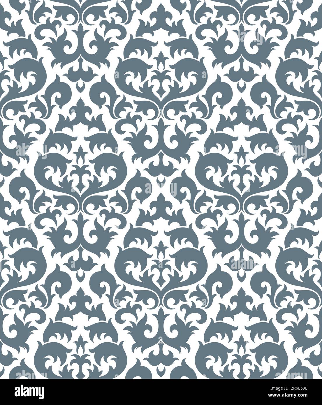 Fond transparent d'un ornement floral, à la mode du papier peint moderne ou du textile Illustration de Vecteur