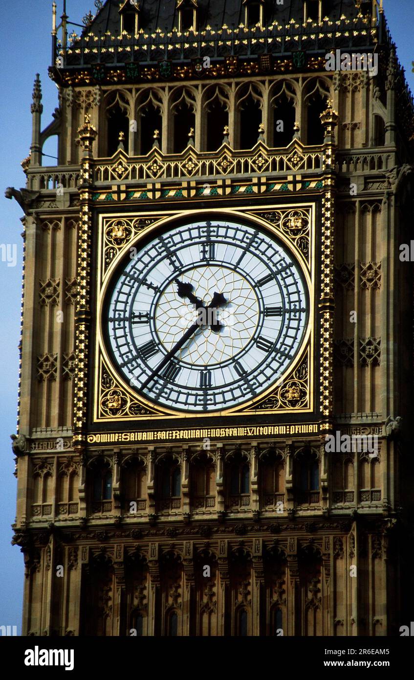 Big Ben, Londres, Angleterre, Grande-Bretagne, Grande-Bretagne, Europe, horloge, horloge, portfolio World cities vertical Banque D'Images