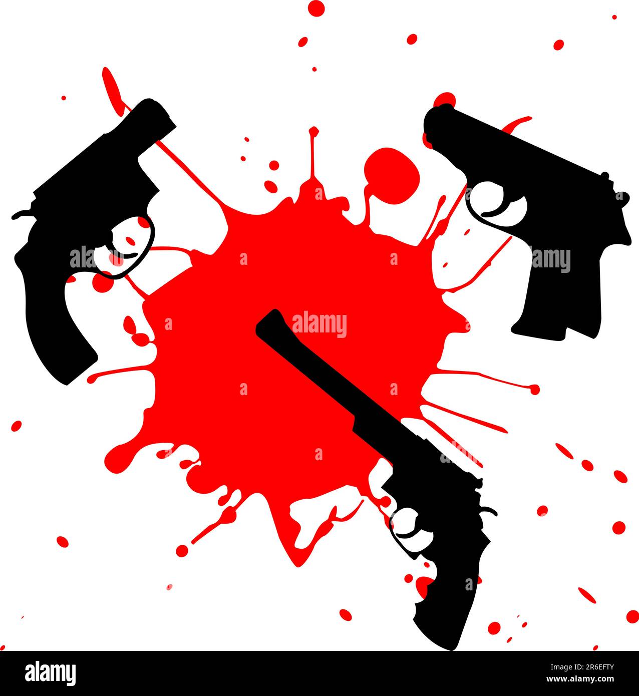 arme et sang Illustration de Vecteur