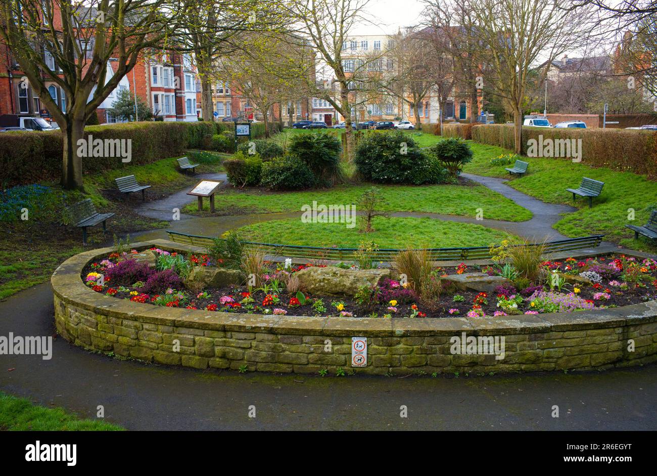 Place Saint-Martin, dans la région de South Cliffe, à Scarborough Banque D'Images