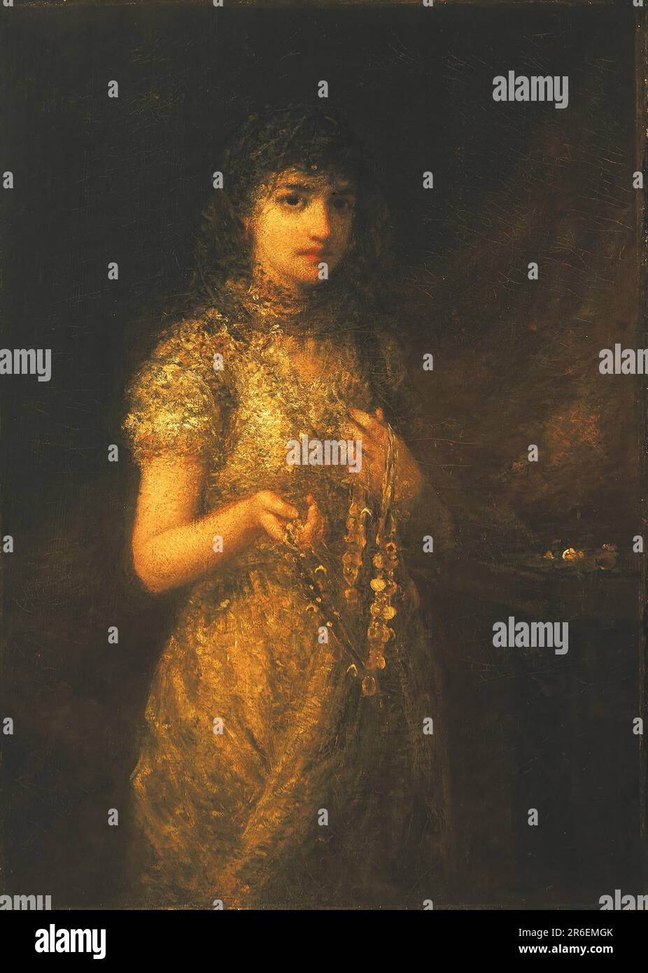 Fedalma. Date: 1883-1884. huile sur toile. Musée: Smithsonian American Art Museum. Banque D'Images