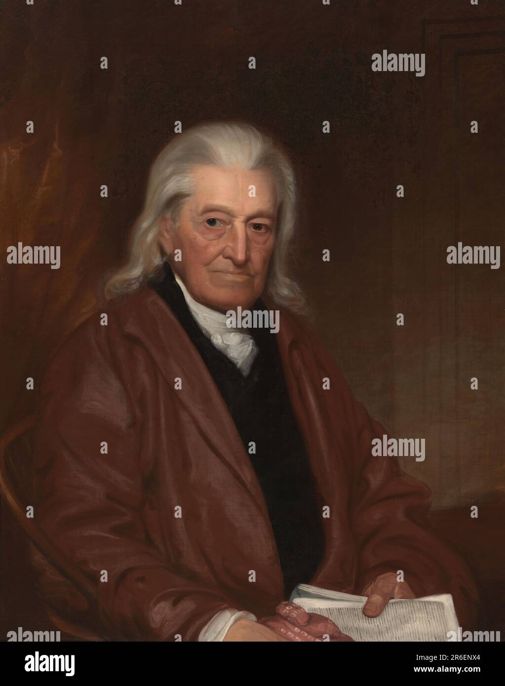 William Samuel Johnson. huile sur toile. Date : c. 1814. MUSÉE: GALERIE NATIONALE DE PORTRAIT. Banque D'Images