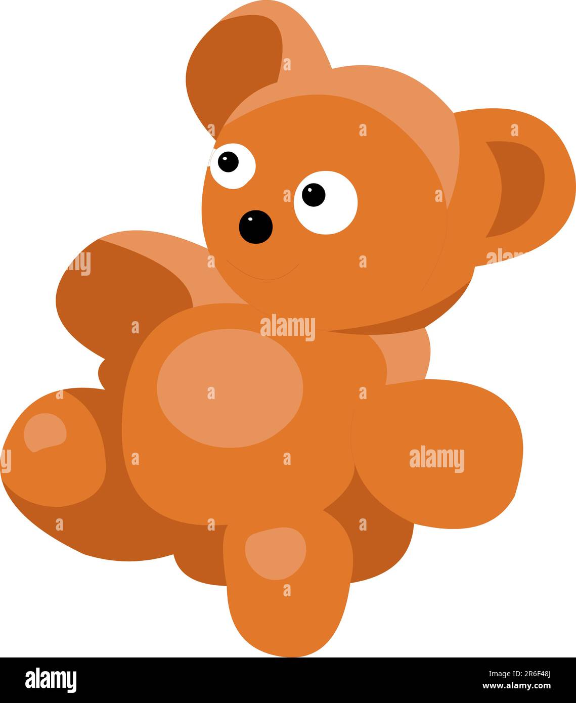 Modèle vectoriel de jouet ours en peluche Illustration de Vecteur