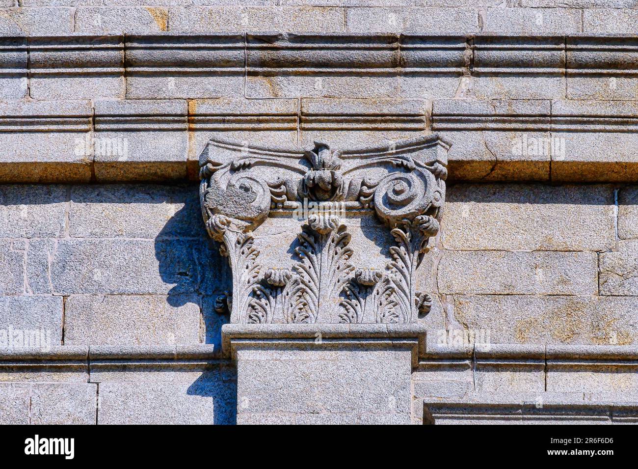 Église de Lapa à Porto, Portugal, caractéristiques architecturales Banque D'Images