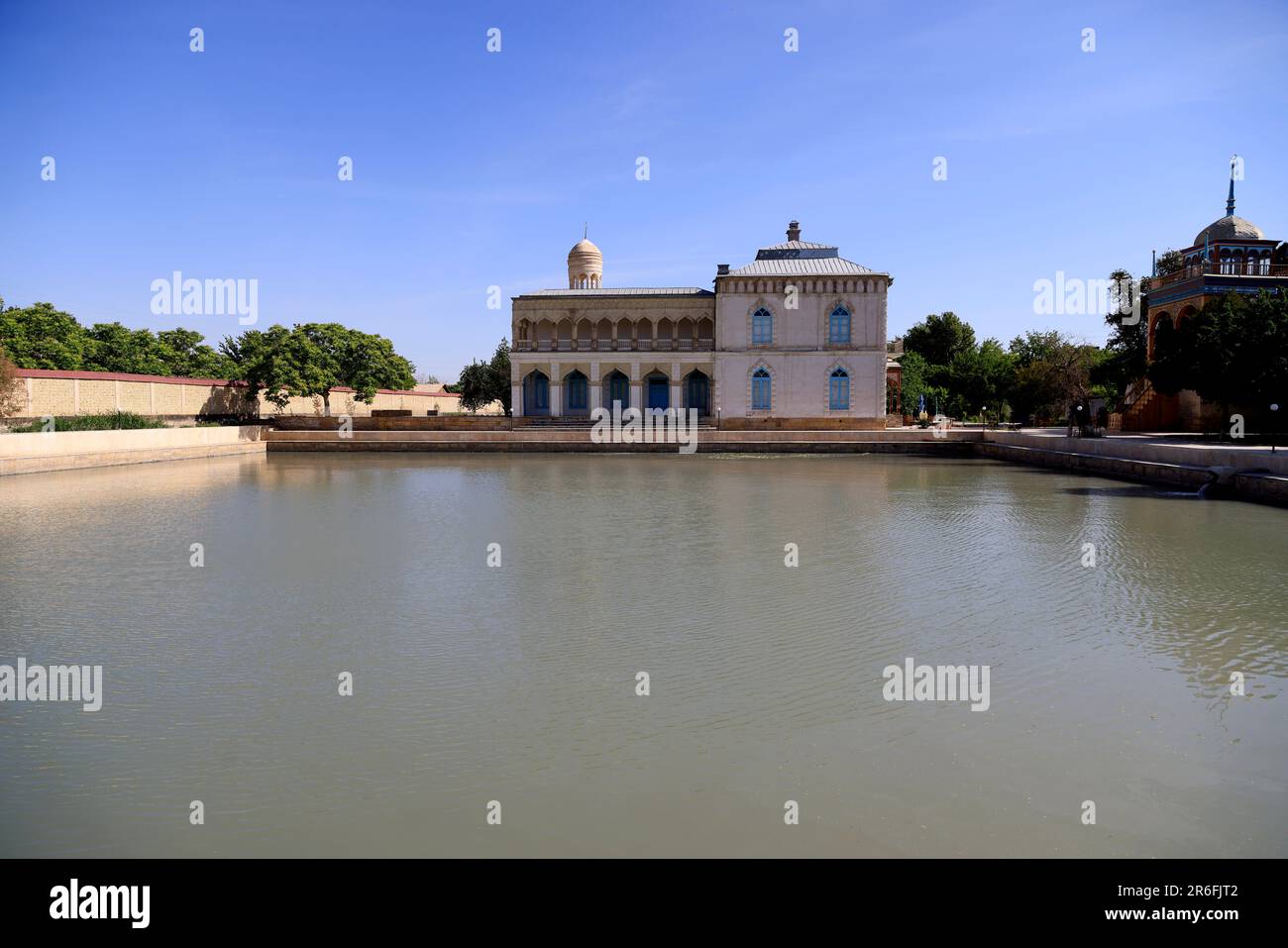 Palais d'été à Boukhara, Ouzbékistan Banque D'Images