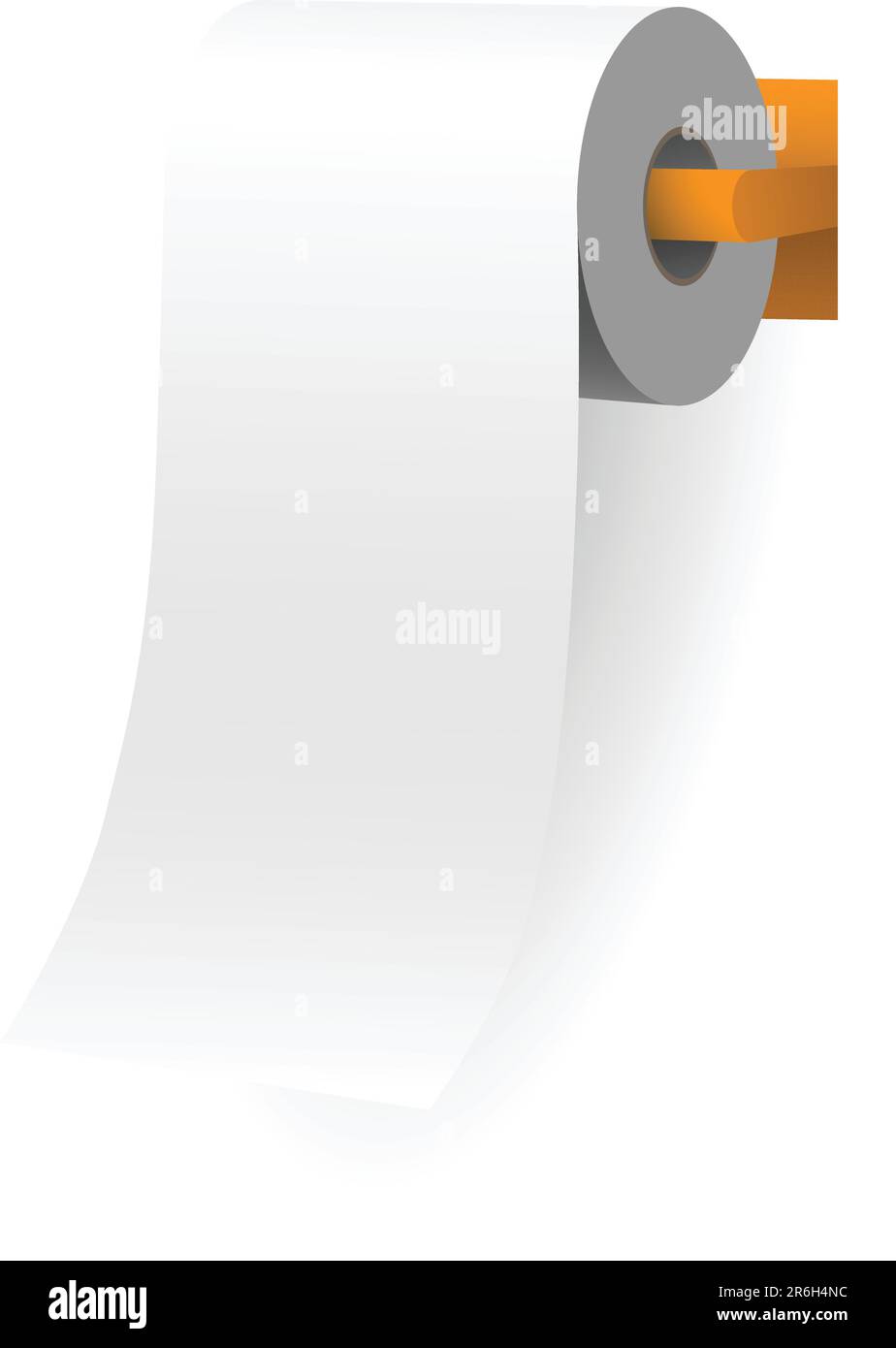 Rouleau de papier toilette Vector Illustration de Vecteur