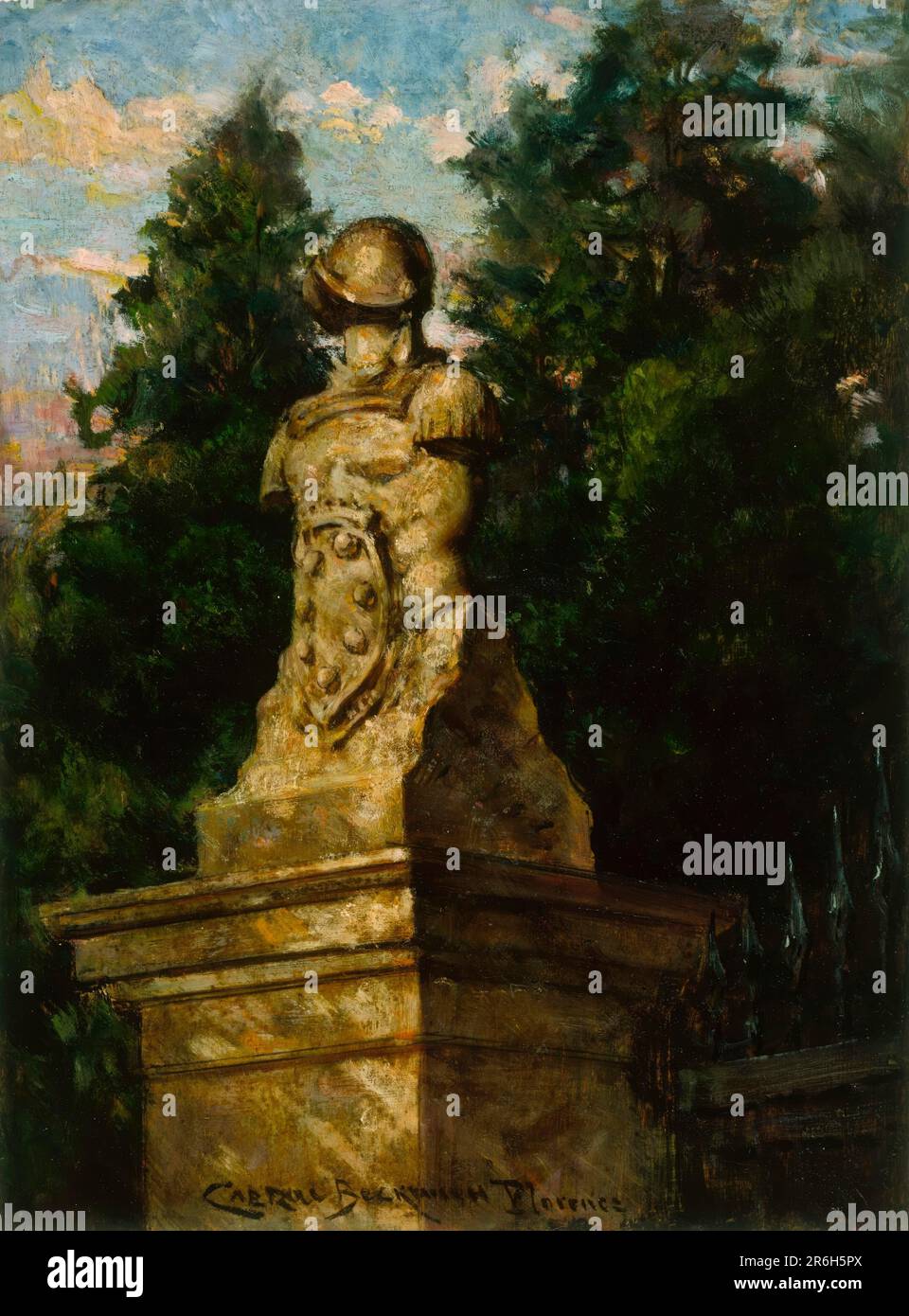 Porte de Modigliani. Date: 1910. huile sur bois. Musée: Smithsonian American Art Museum. Banque D'Images