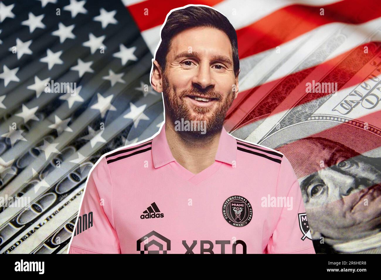 Maillot Lionel Messi Rose - Taille 5 Ans - Orlando Miami - Neuf Avec étiquettes
