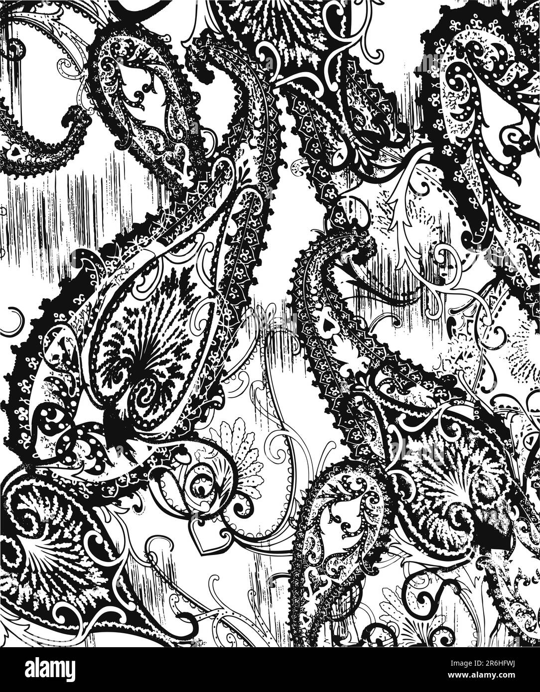 Arrière-plan de Paisley Illustration de Vecteur